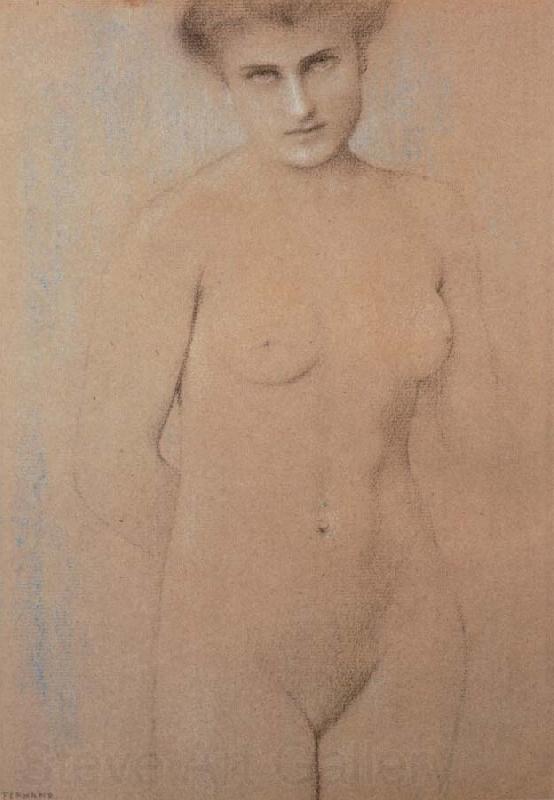 Fernand Khnopff Nude Study Spain oil painting art